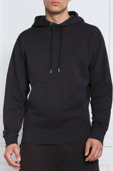 Hugo Boss Elegant Dark Blue Cotton Hooded Sweatshirt -   -  Hugo Boss.